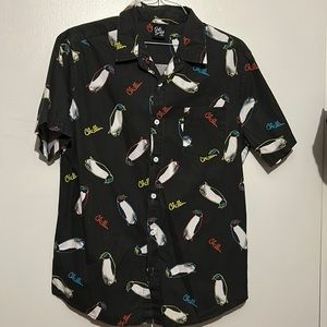 Riot Society CHILLIN penguin shirt